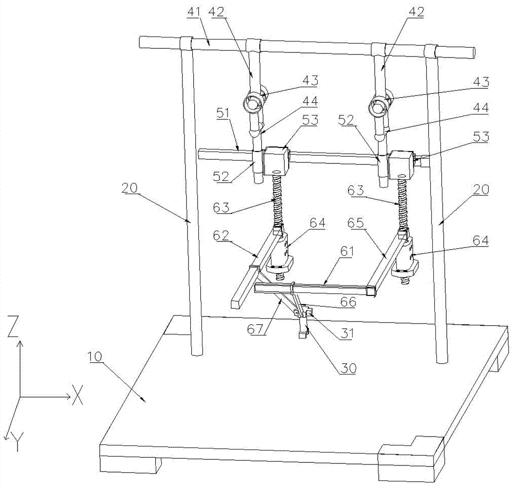 Logistics sorting robot mechanism based on hybrid