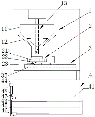 Non-stuffing fish ball forming machine