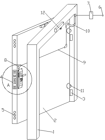 Intelligent remote control door control system and control method thereof