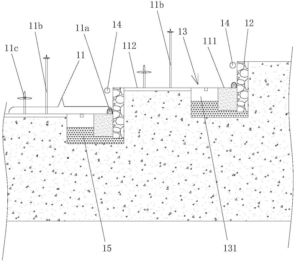 Method of improving hillside field and planting selenium-rich vegetable and fruit