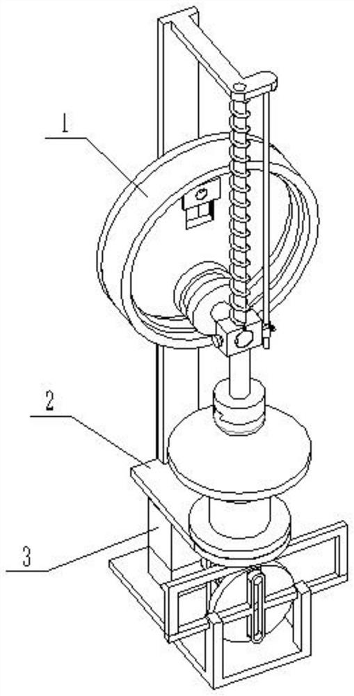 Forging and pressing piece heat treatment device