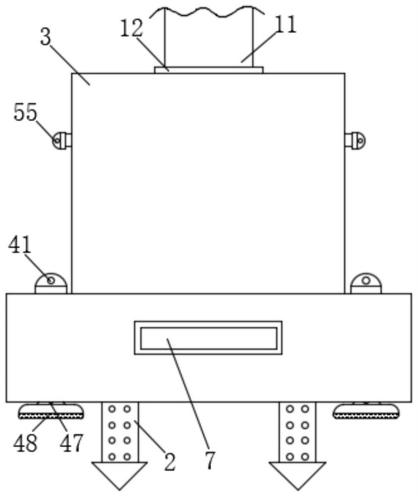 Fabricated type indoor partition wall supporting structure convenient to assemble and maintain