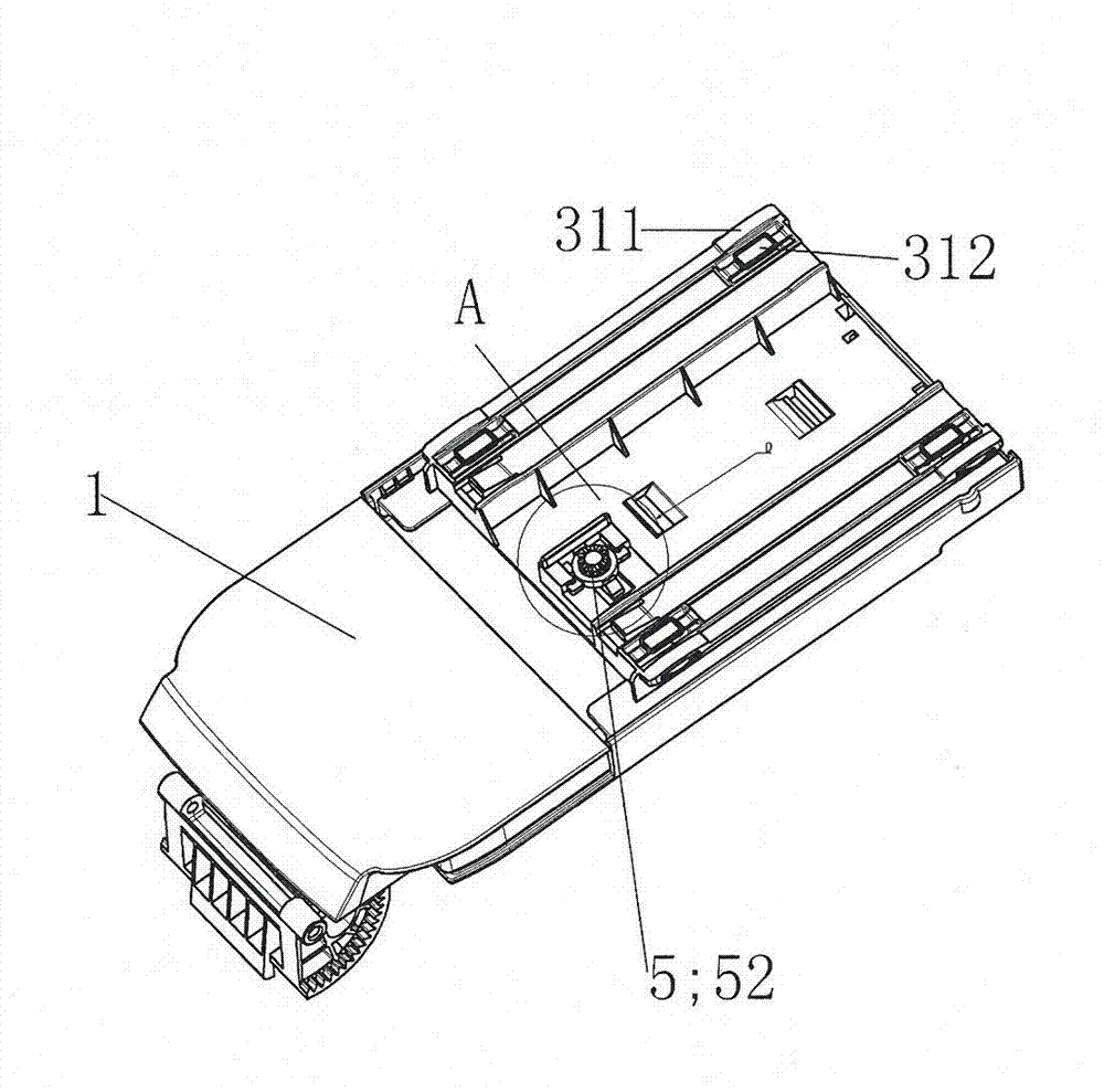 Manual sliding system for armrests of auxiliary fascia consoles