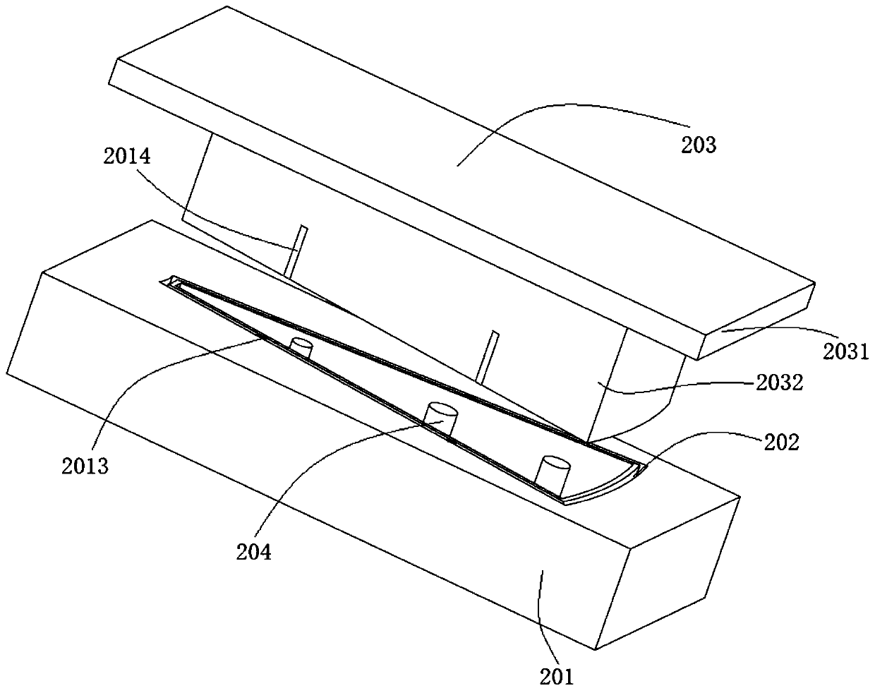 Equipment for mounting dart target coil and burying method for dart target coil