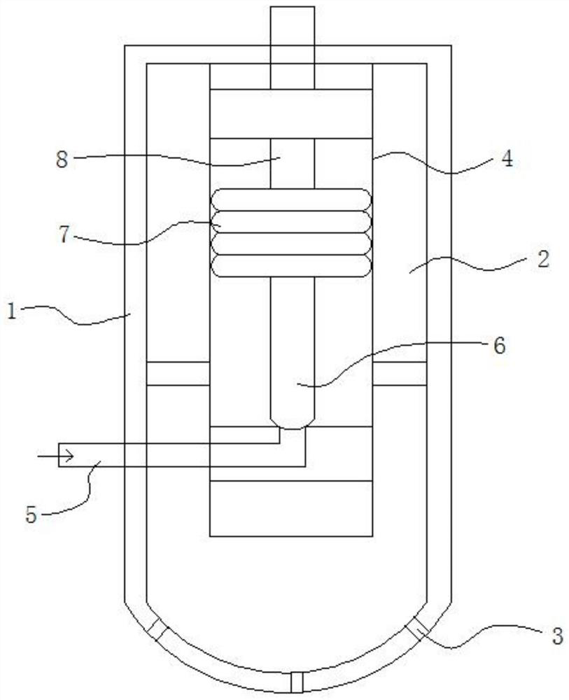 Gas lift liquid drainage nozzle for oil and gas field