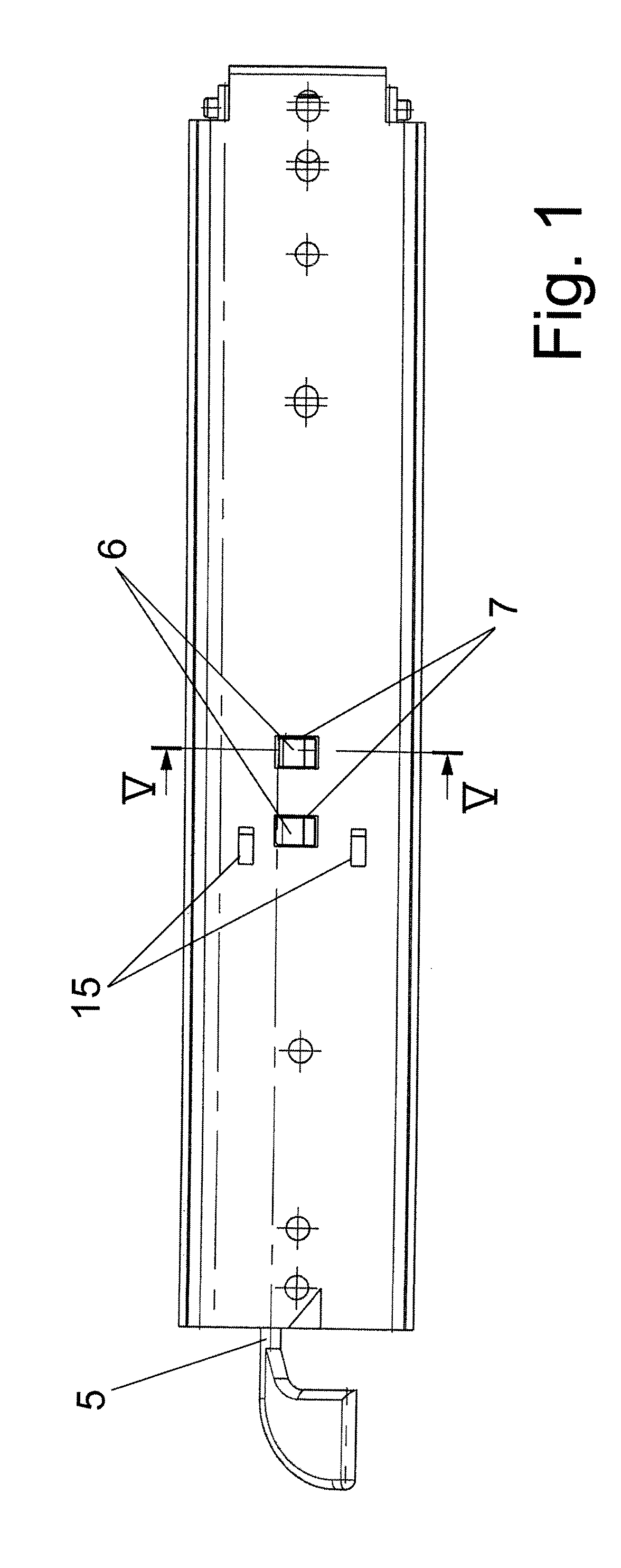 Guiding rail for a cabinet pull-out part