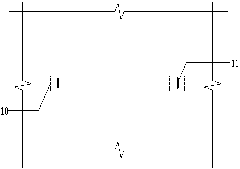 Structure and construction method of cast-in-site style welded steel frame composite concrete shear wall