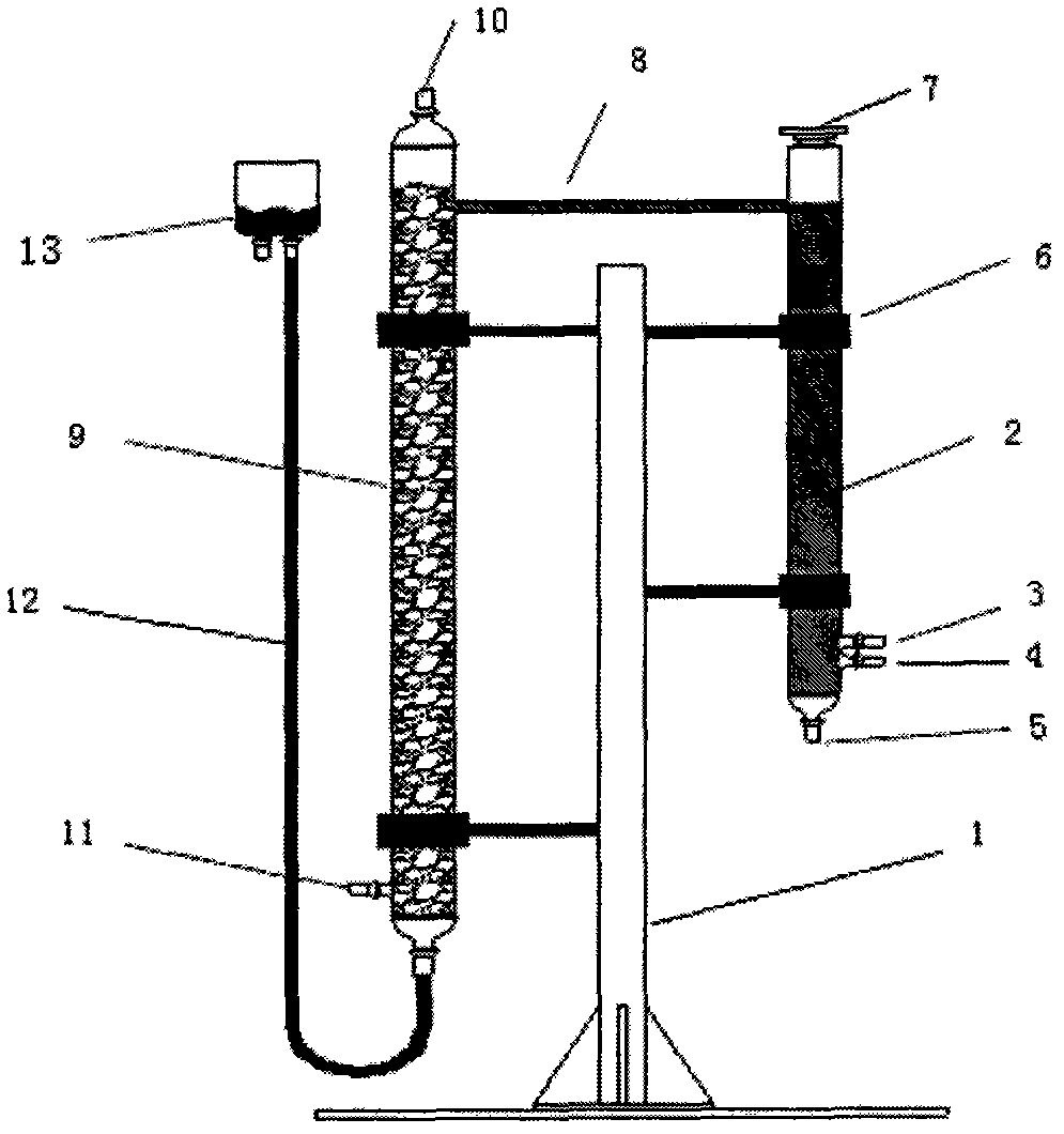 Device for oxidized adjusting plutonium valence by N2O4