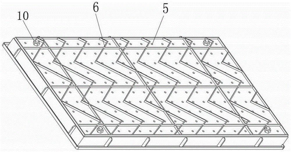 Tray for pot body type soft seedling plate