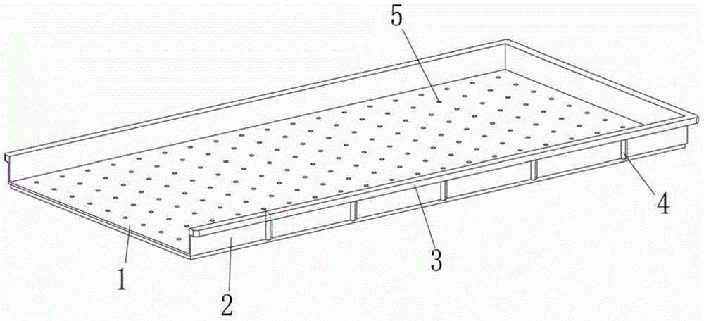 Tray for pot body type soft seedling plate