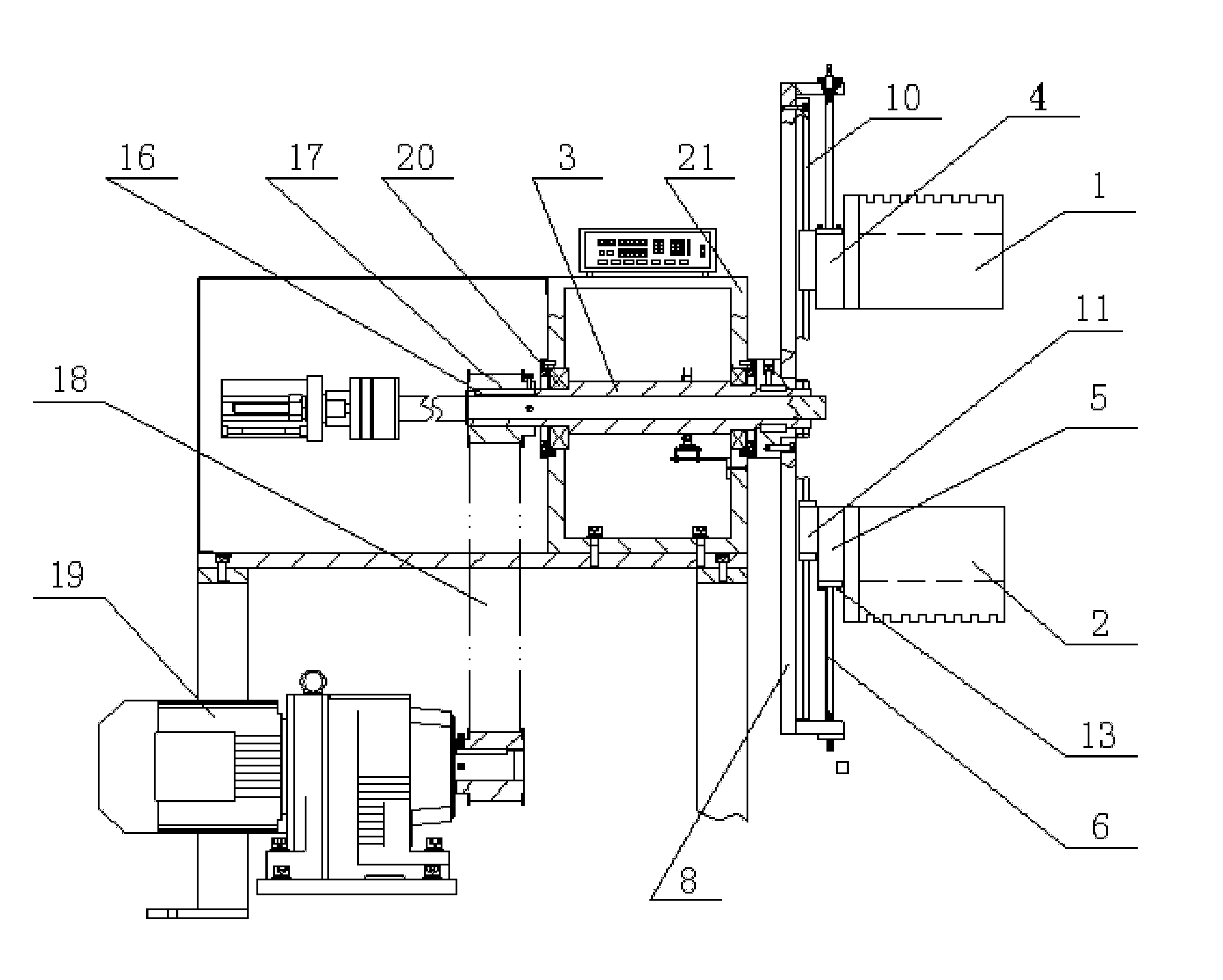 Winding mould mechanism for winding machine