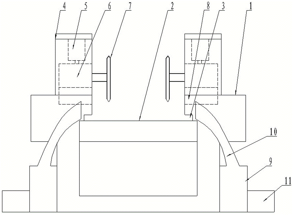 Umbrella cloth cutting and waste recycling device