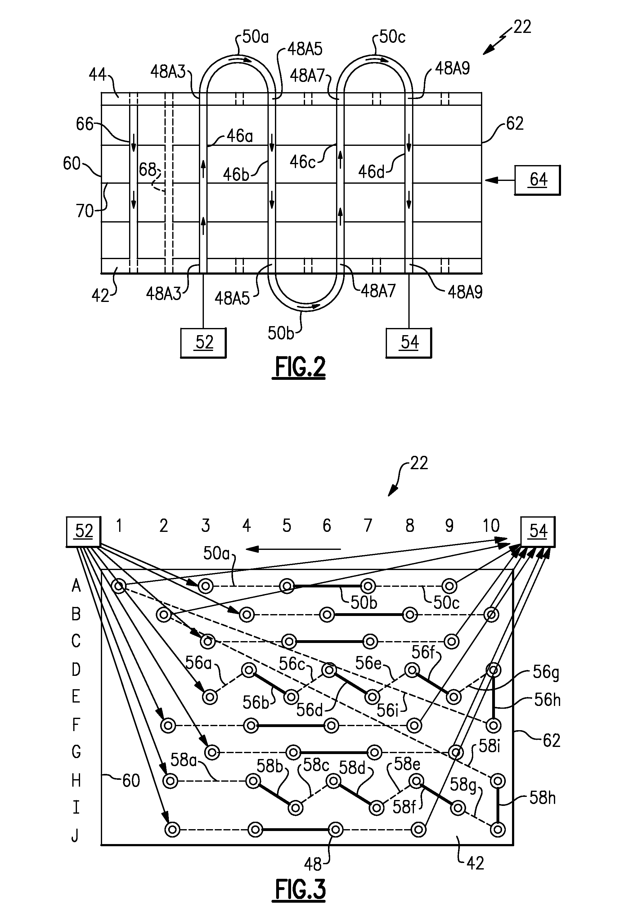 Display case including heat exchanger for reducing relative humidity