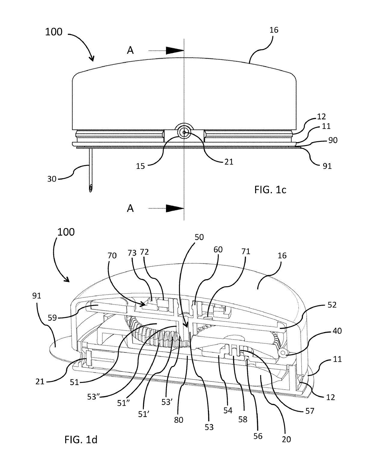 Medicament infusion device