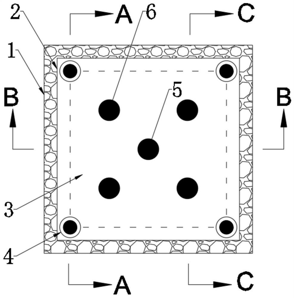 Controlled blasting construction method of beam nest on vertical shaft wall