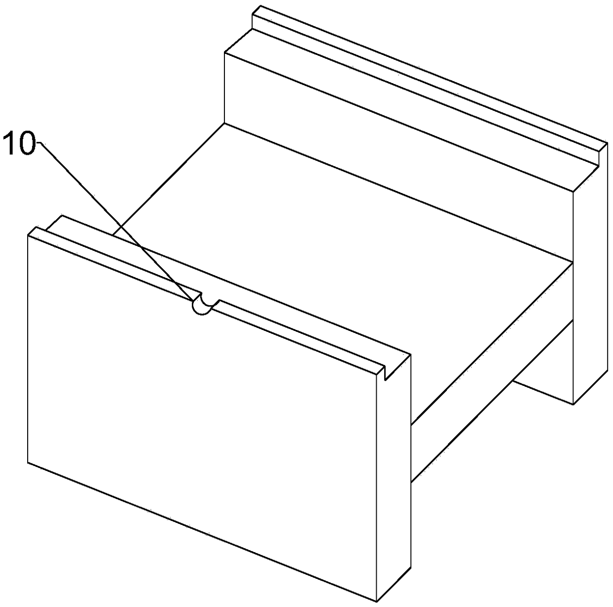 Aviation structural part automatic avoiding clamp device