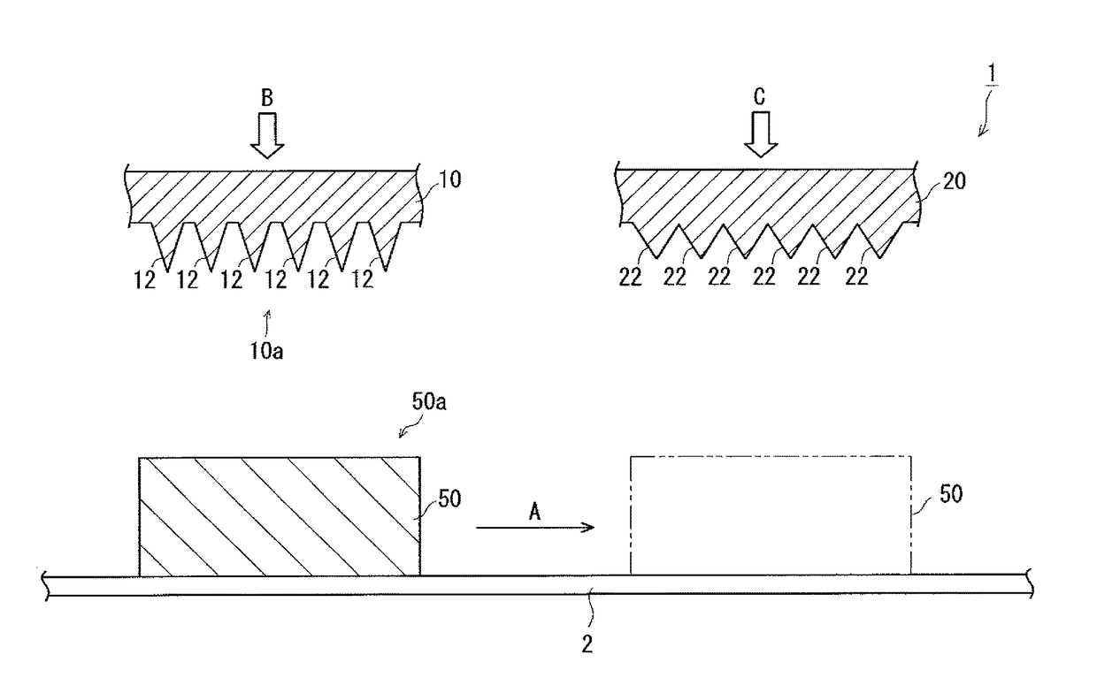 Surface roughening apparatus for metal stock and surface roughening method for metal stock