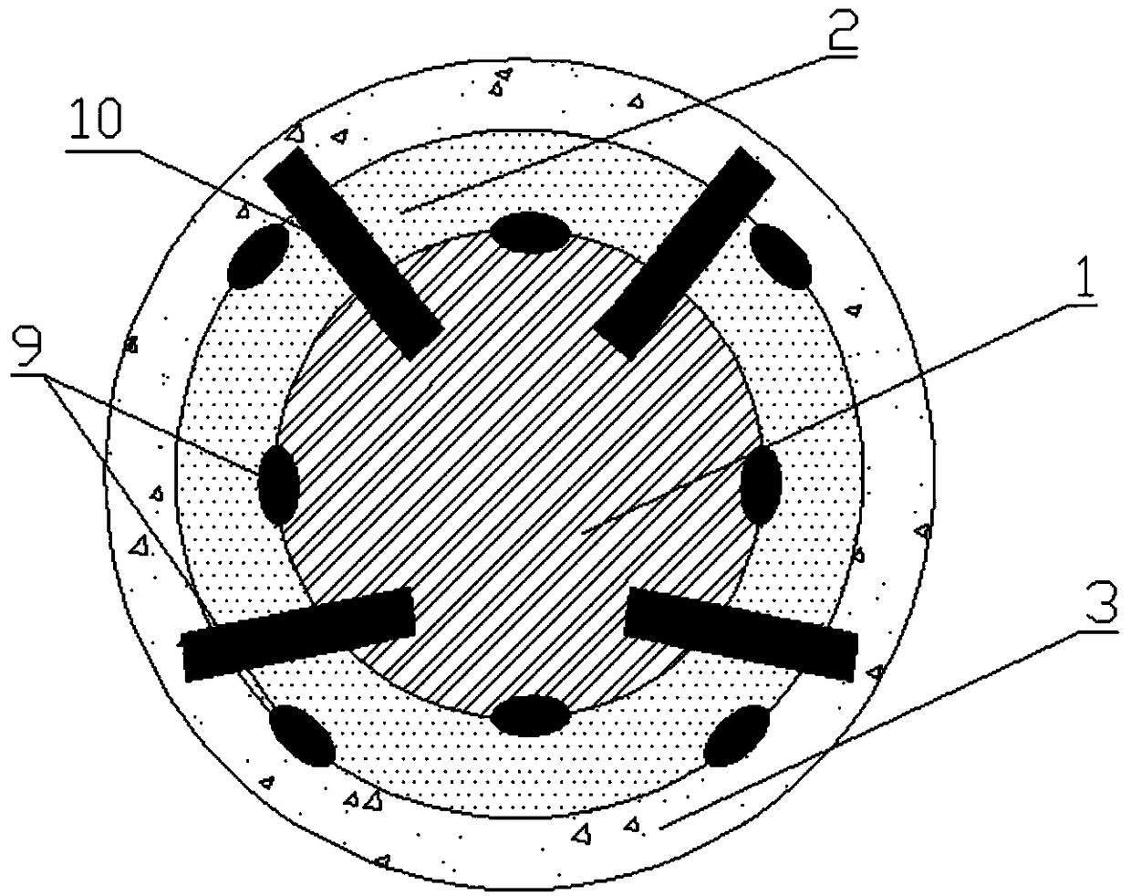 Rice husk-straw biomass particle