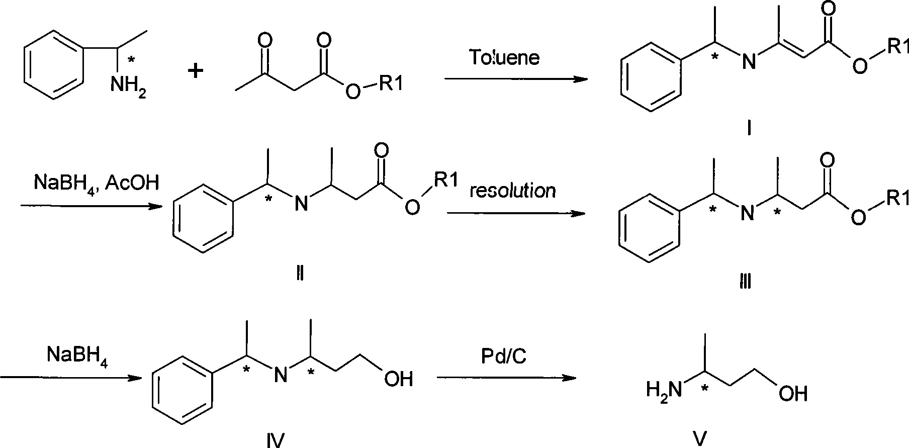 Method for preparing optically pure 3-amino butyl alcohol