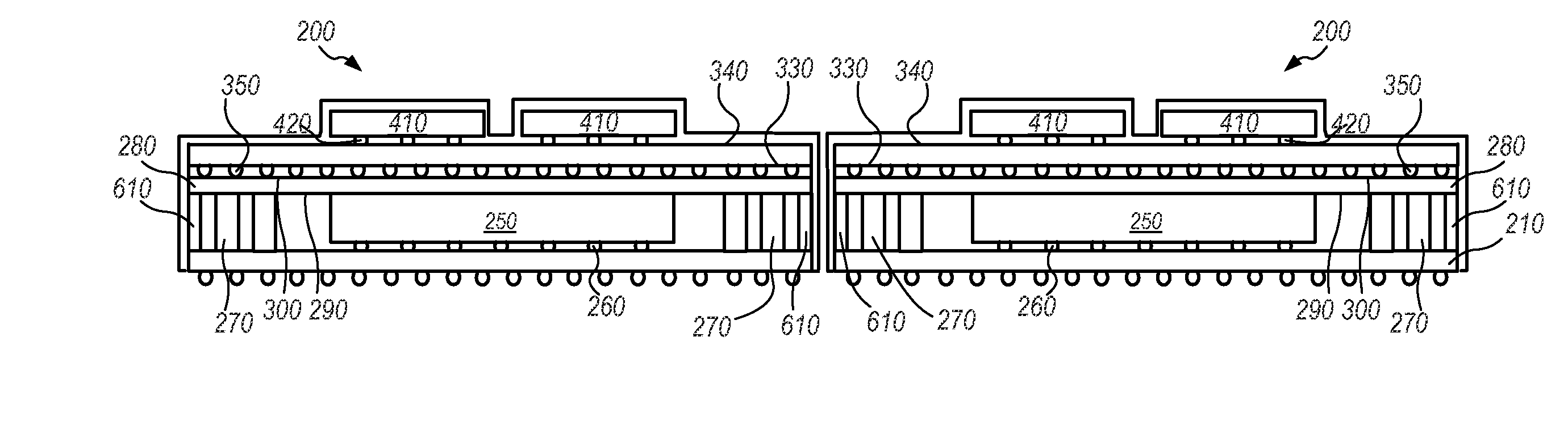 EMI shielded wafer level fan-out pop package