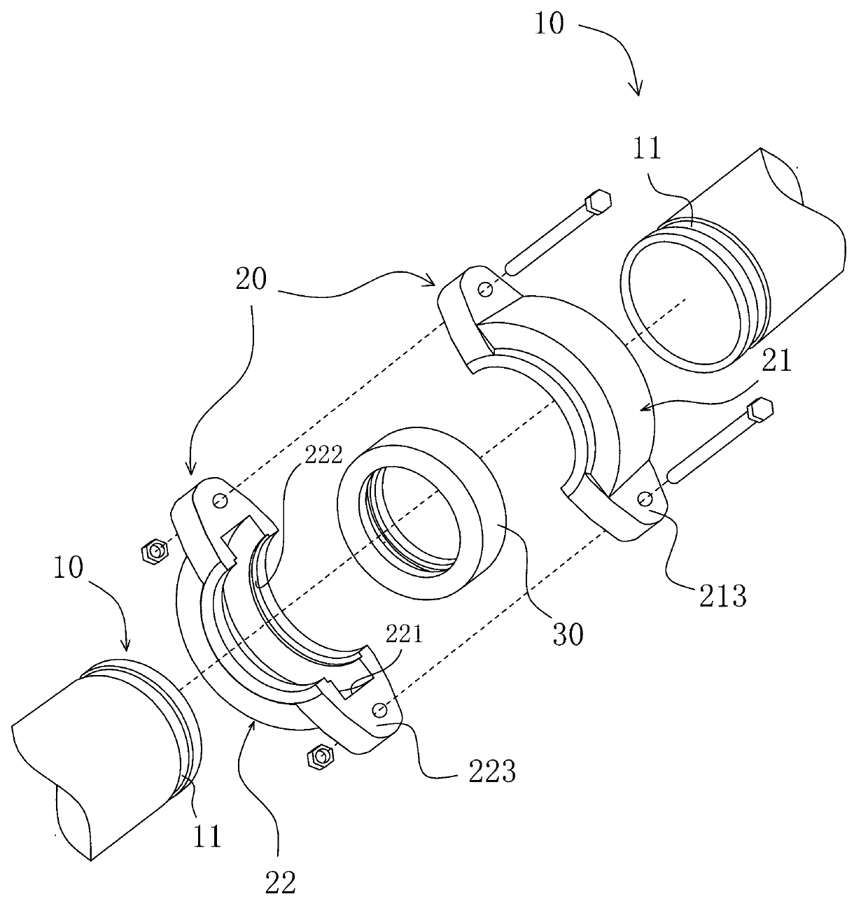 Installation method of firefighting pipe fitting