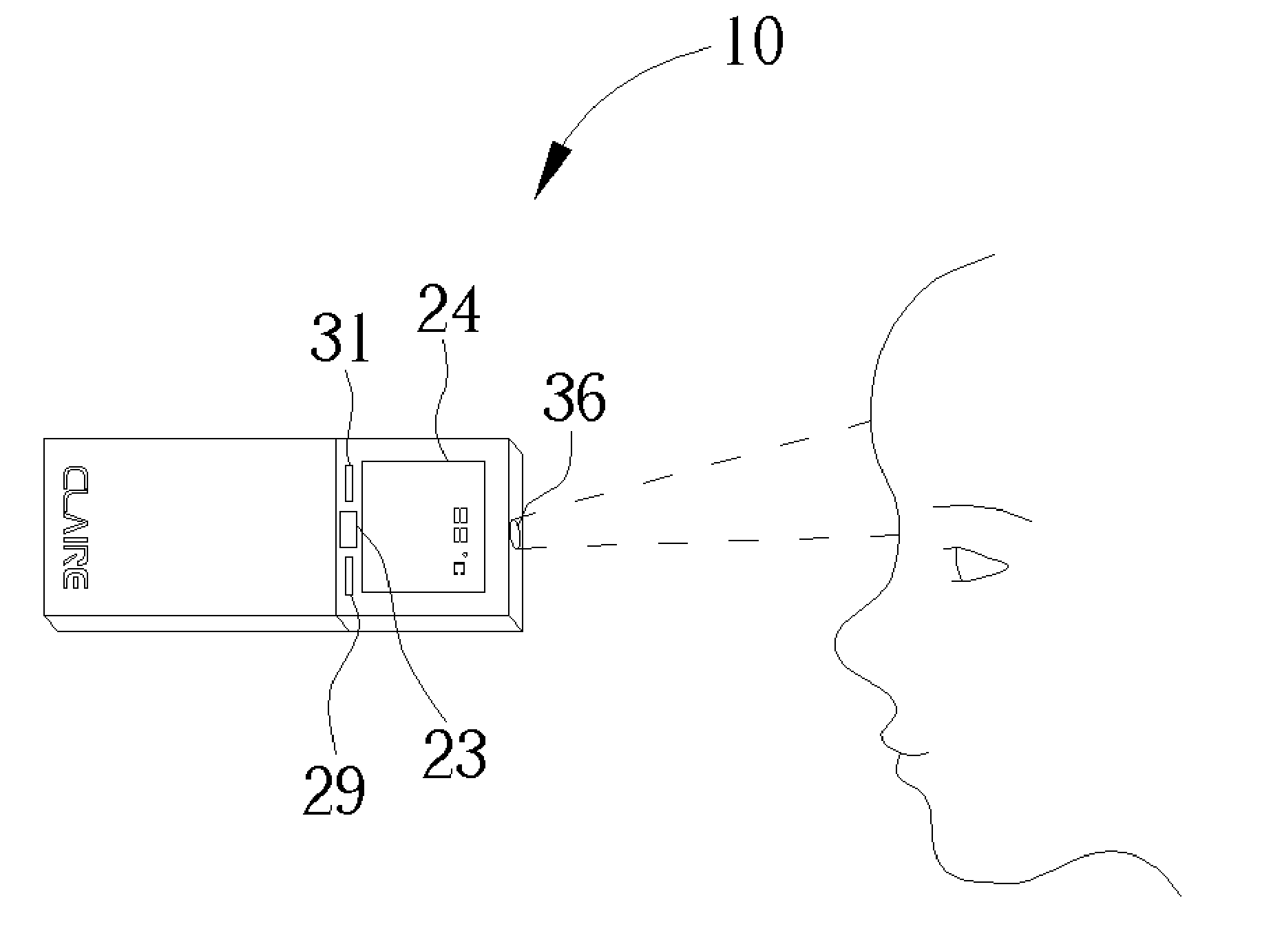 Remote control capable of measuring body temperature