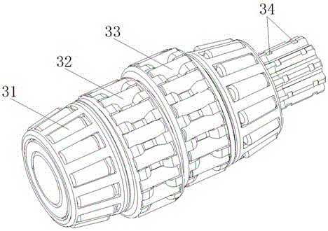 Bearing type RV speed reducer