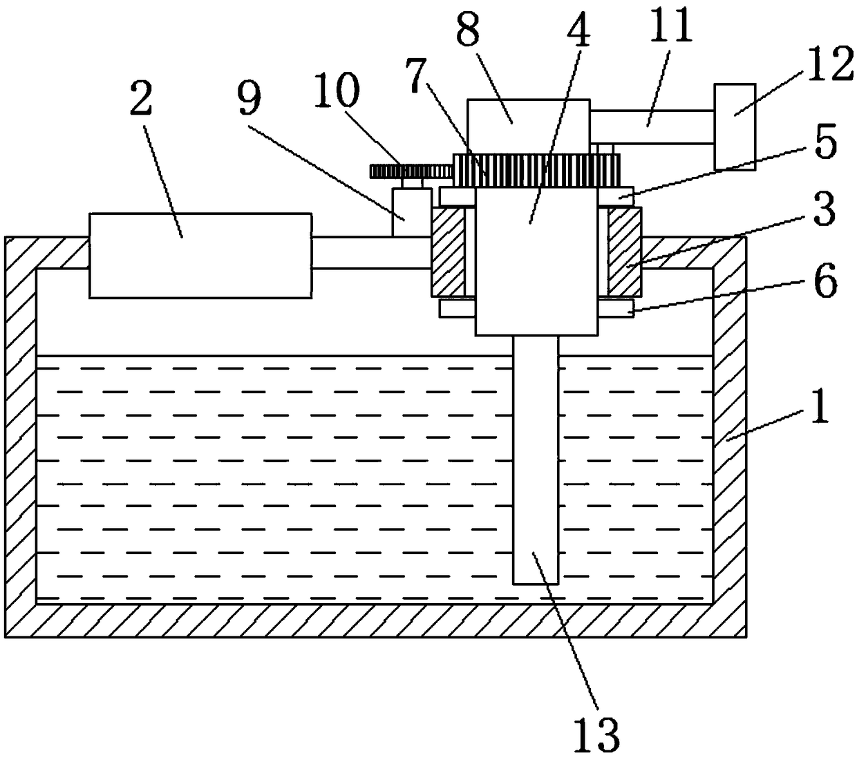 Environment-friendly raised dust removing device for construction site