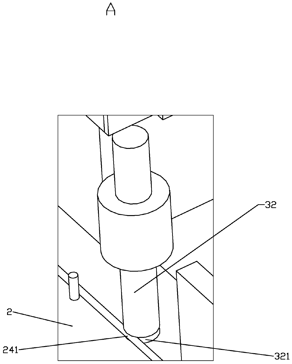 Automatic feeding device of spring grinding machine