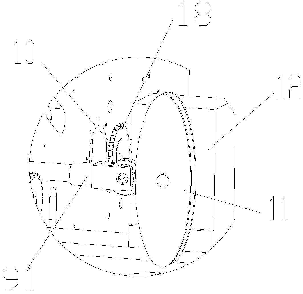 Adhesive tape scrap edge collecting device