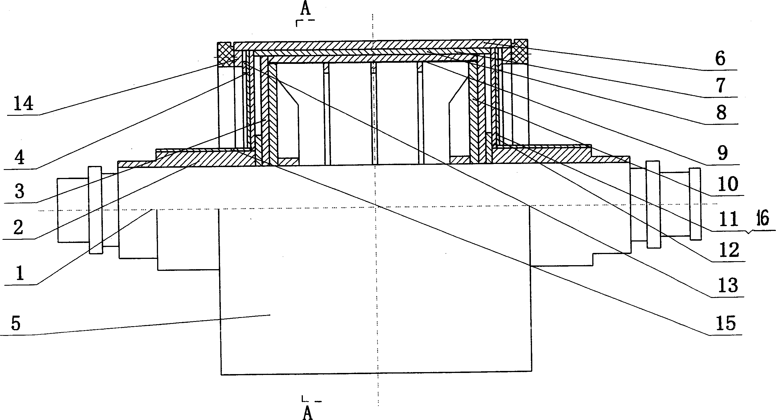 Making process of large titanium cathode roller cylinder and composite great current cathode roller