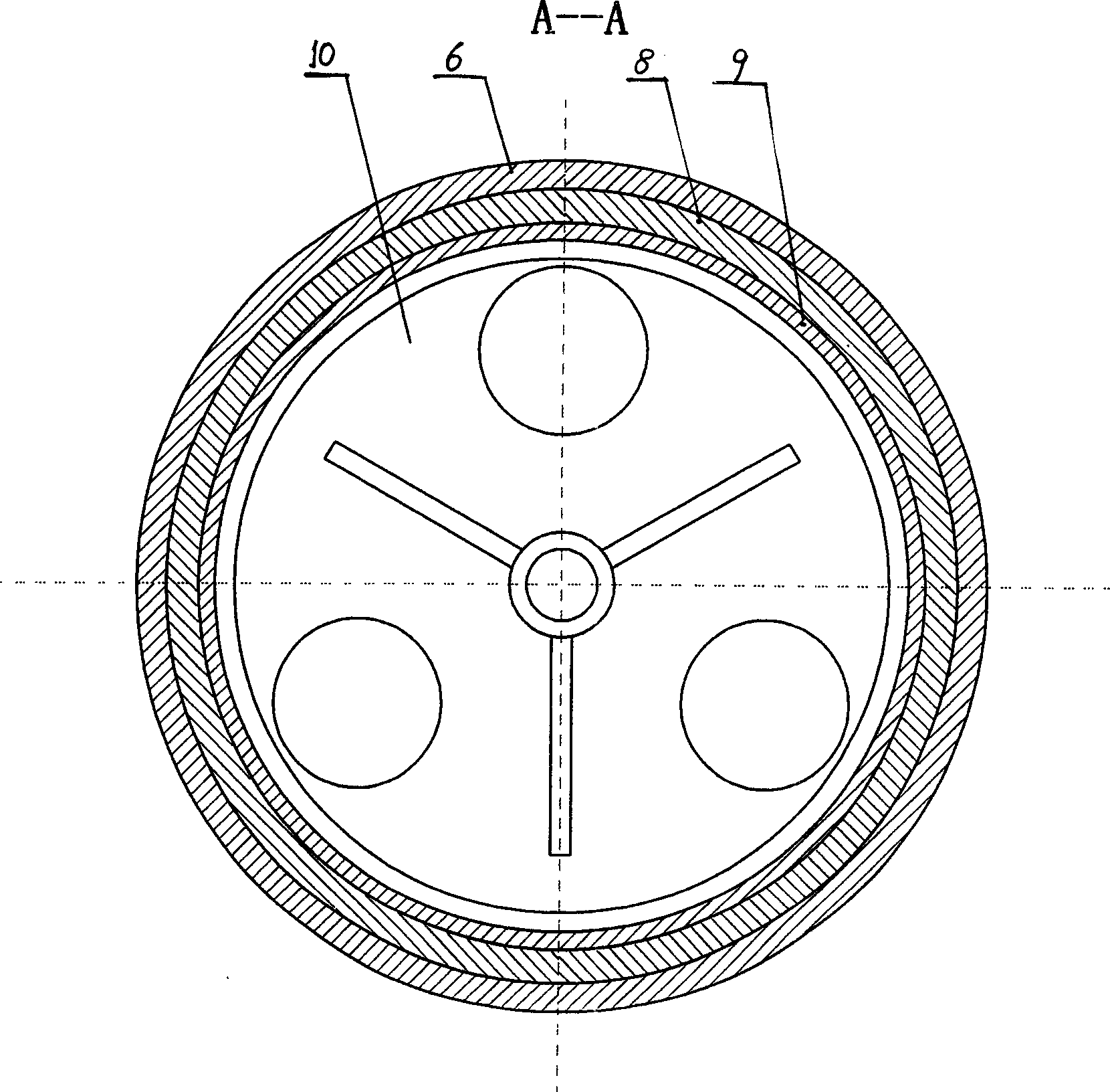 Making process of large titanium cathode roller cylinder and composite great current cathode roller