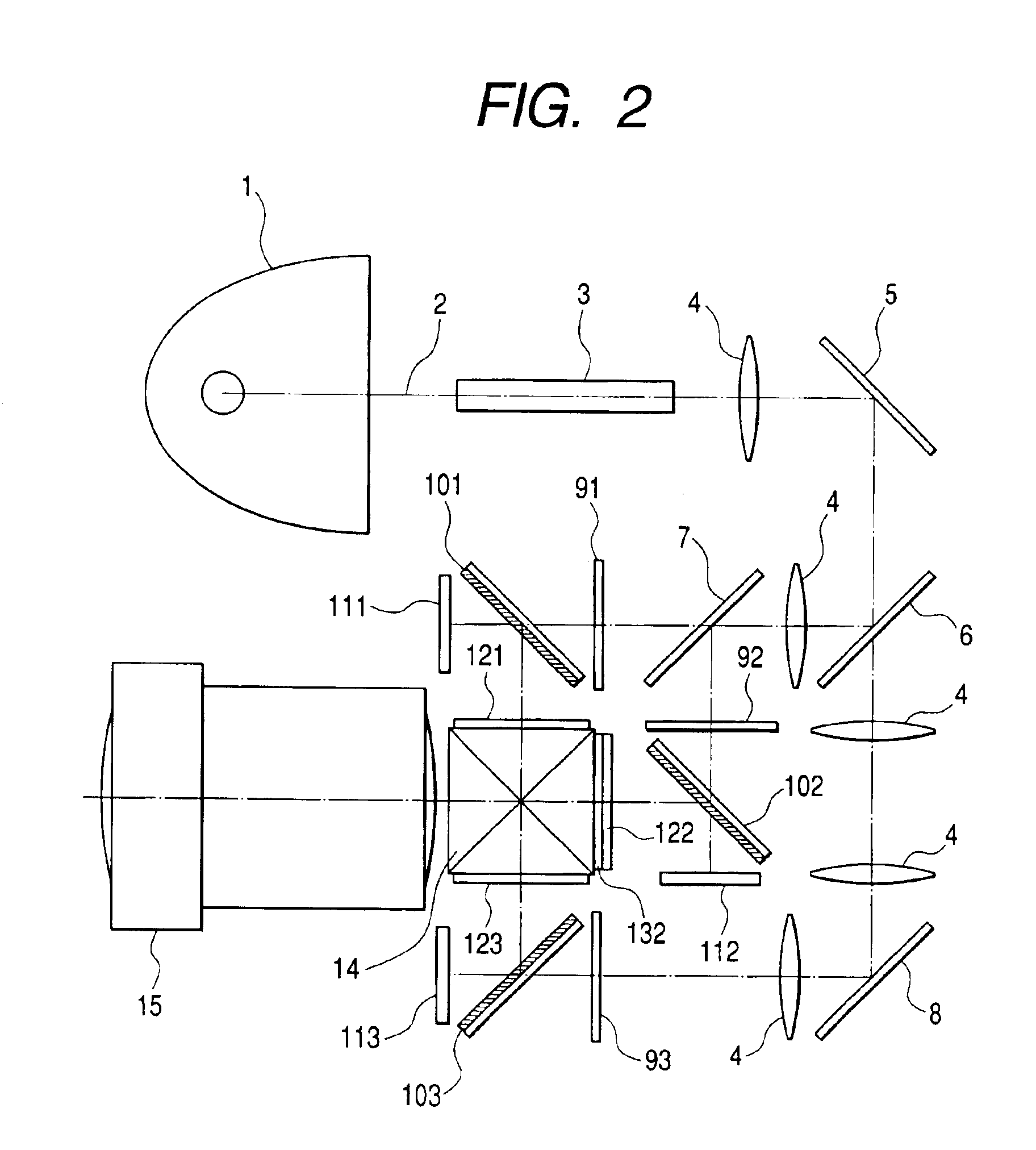 Projection type image display apparatus