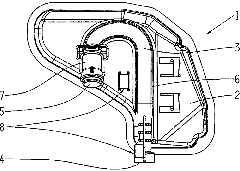 Filter upper bearing shell, filter and method for manufacturing filter upper bearing shell