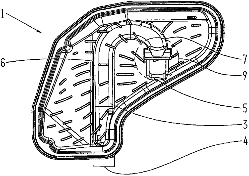 Filter upper bearing shell, filter and method for manufacturing filter upper bearing shell