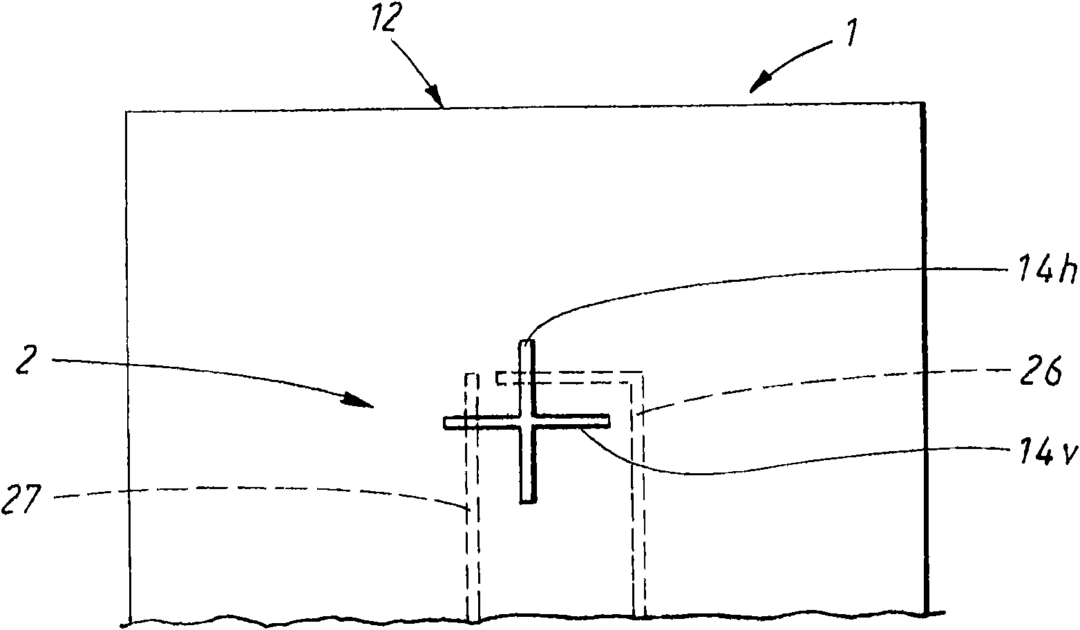 A dual polarized antenna with null-fill