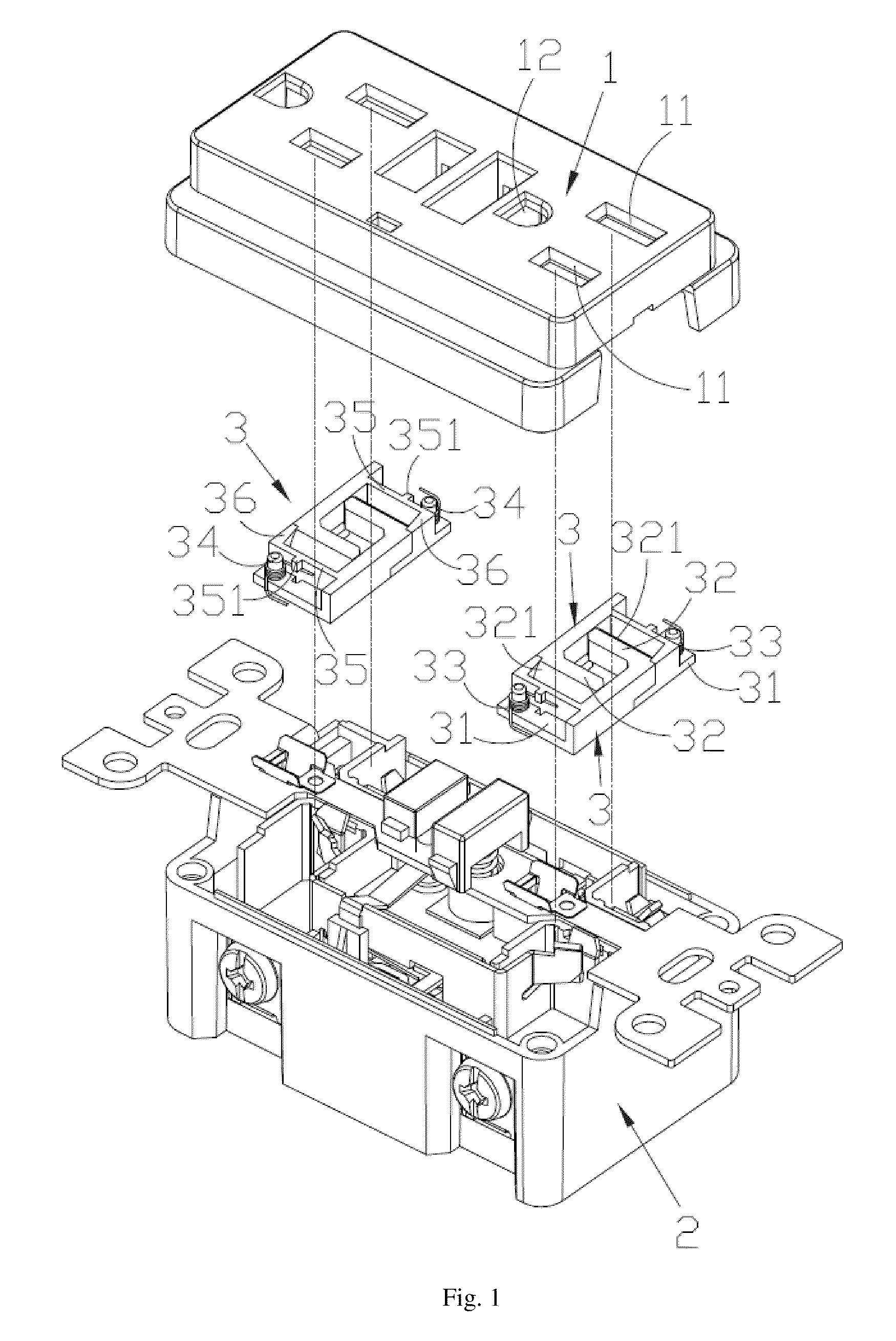 Tamper resistant power receptacle having a safety shutter