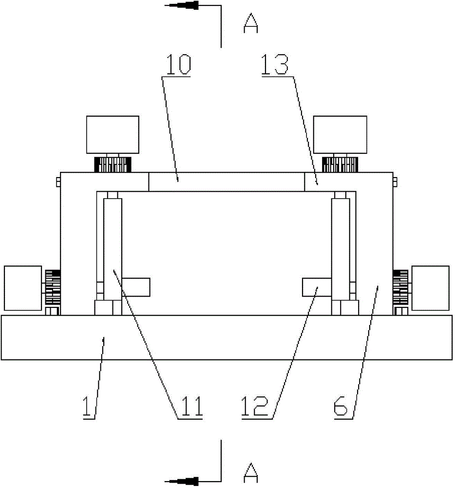 Steel metal plate edge grinding device