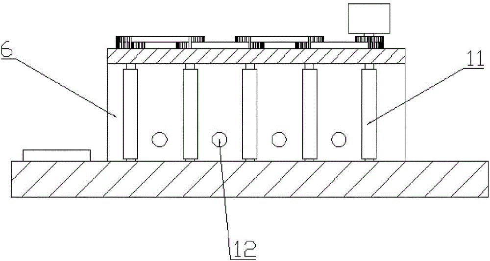 Steel metal plate edge grinding device