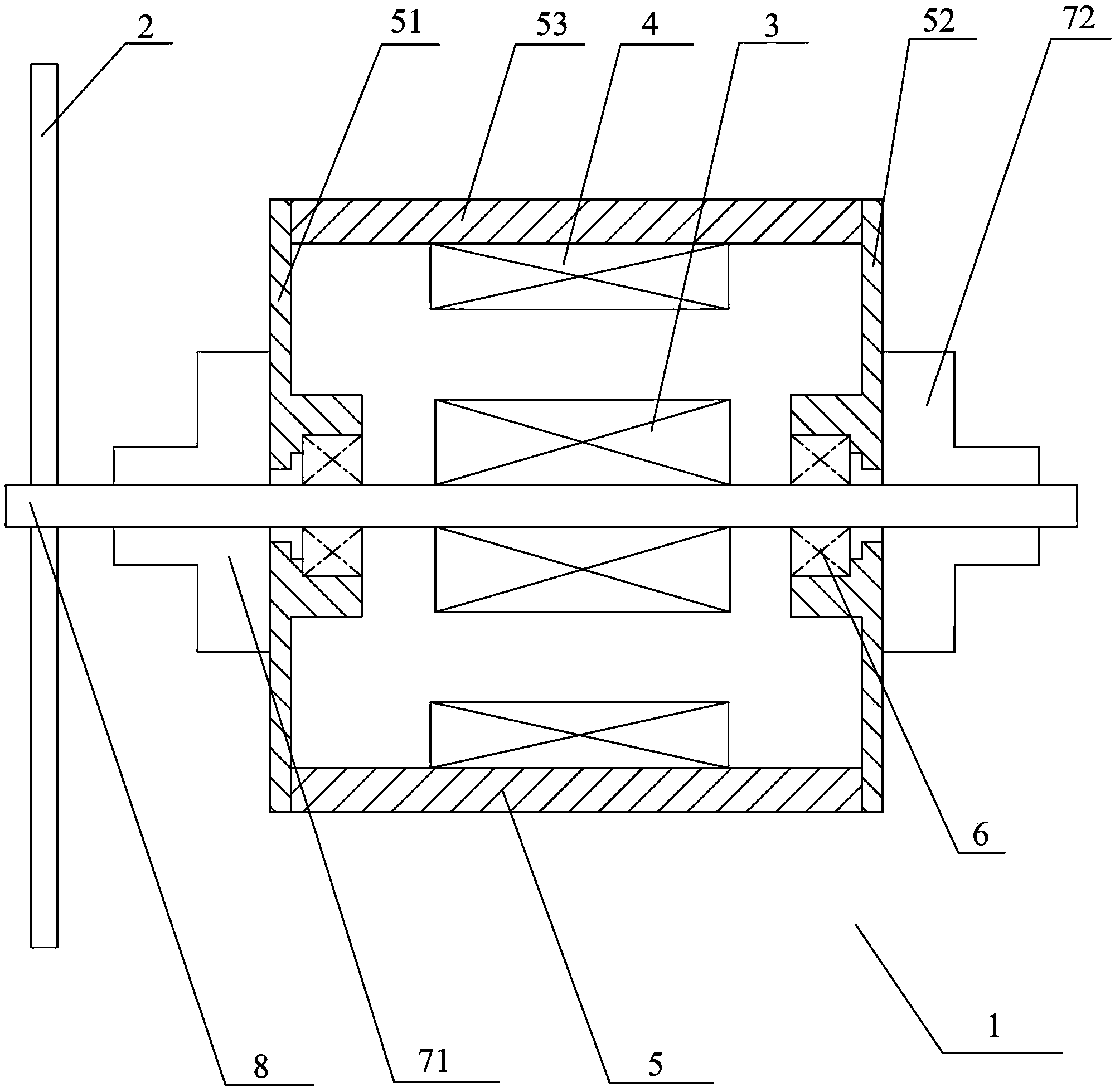 Strong wind resistant small-sized wind driven generator