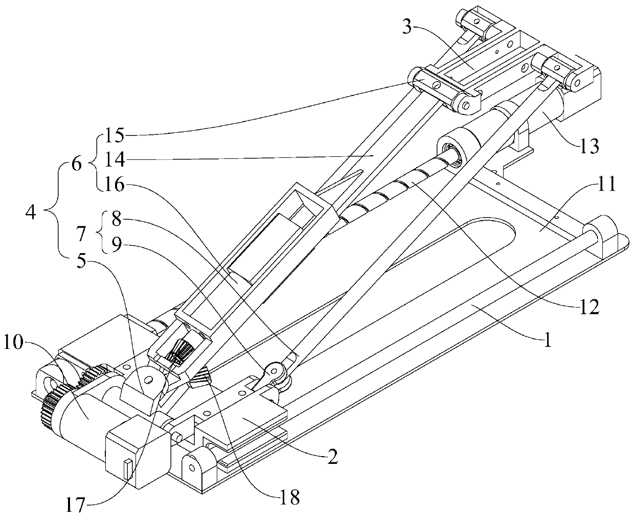 Base plate-type charging device