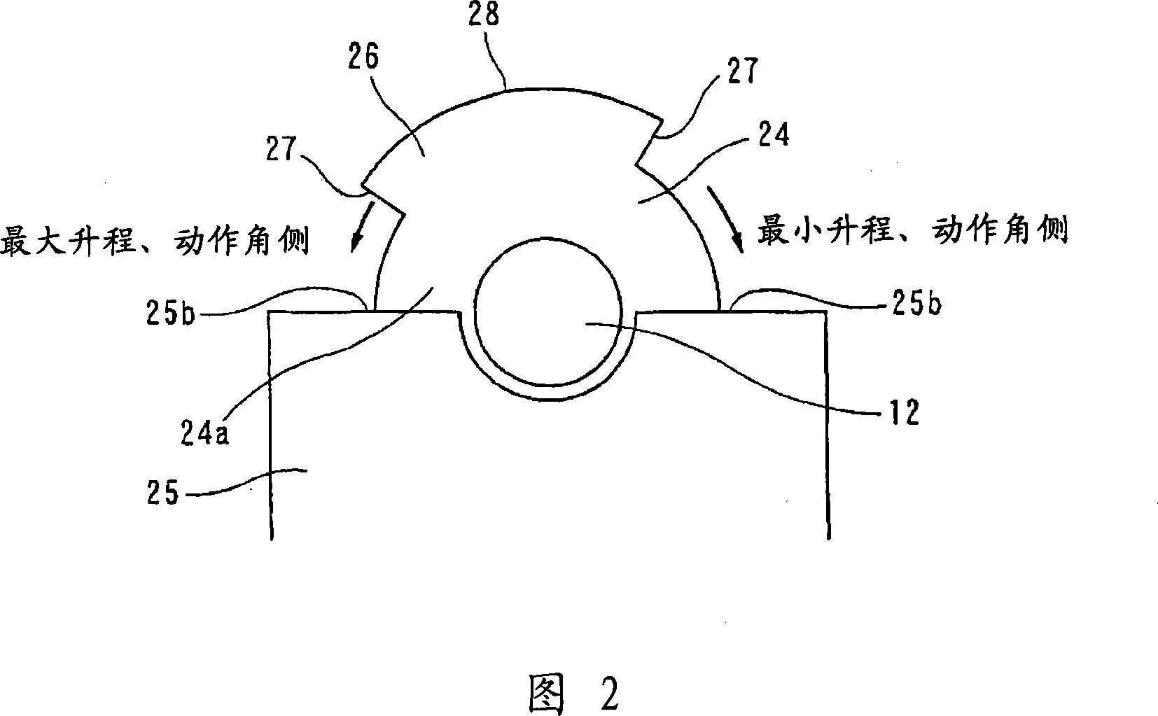 Variable valve for internal combustion engine