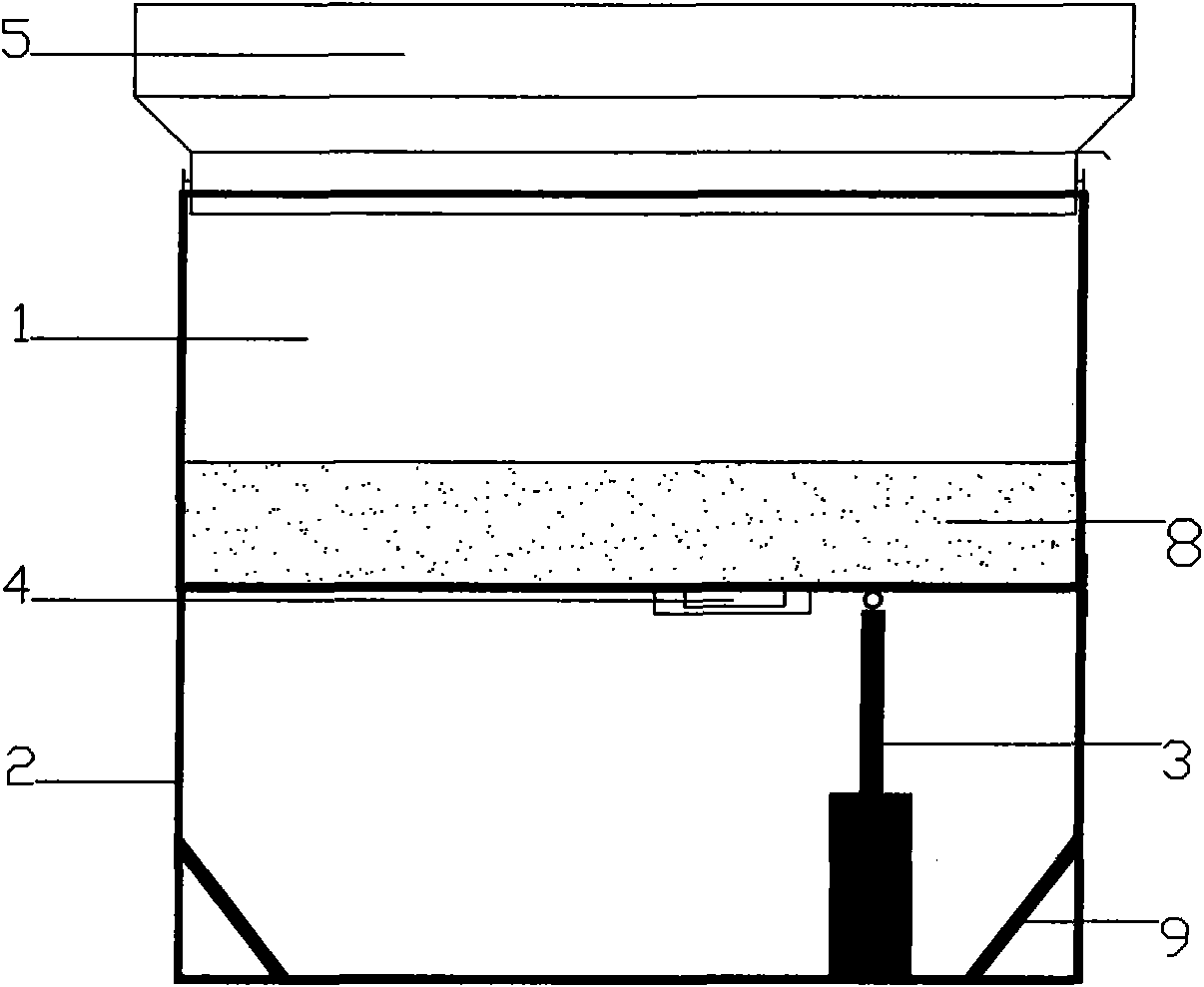 Landslide simulation experimental device