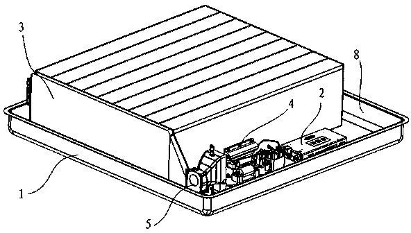 Battery pack temperature control system and control method thereof