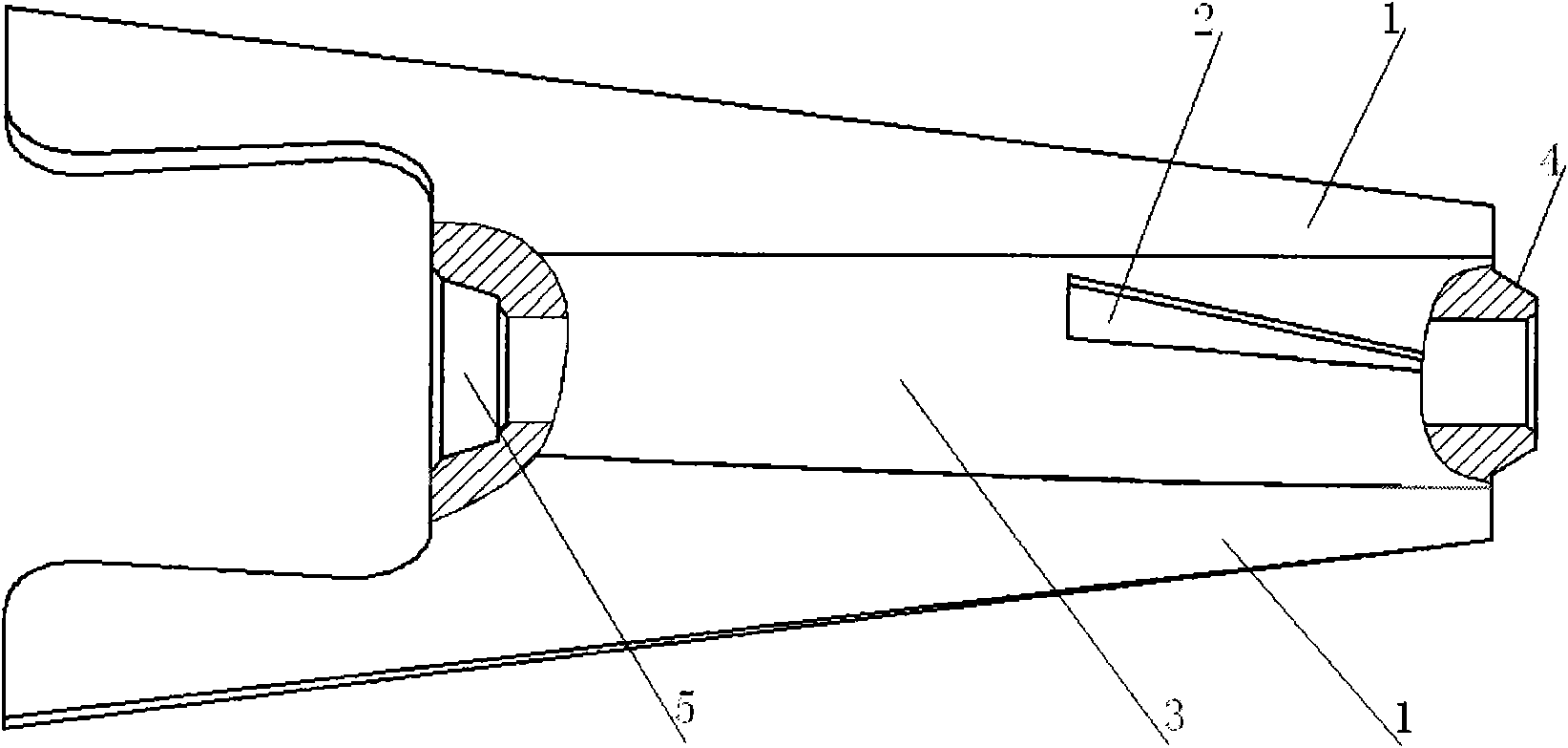 Semi-open-type rotor