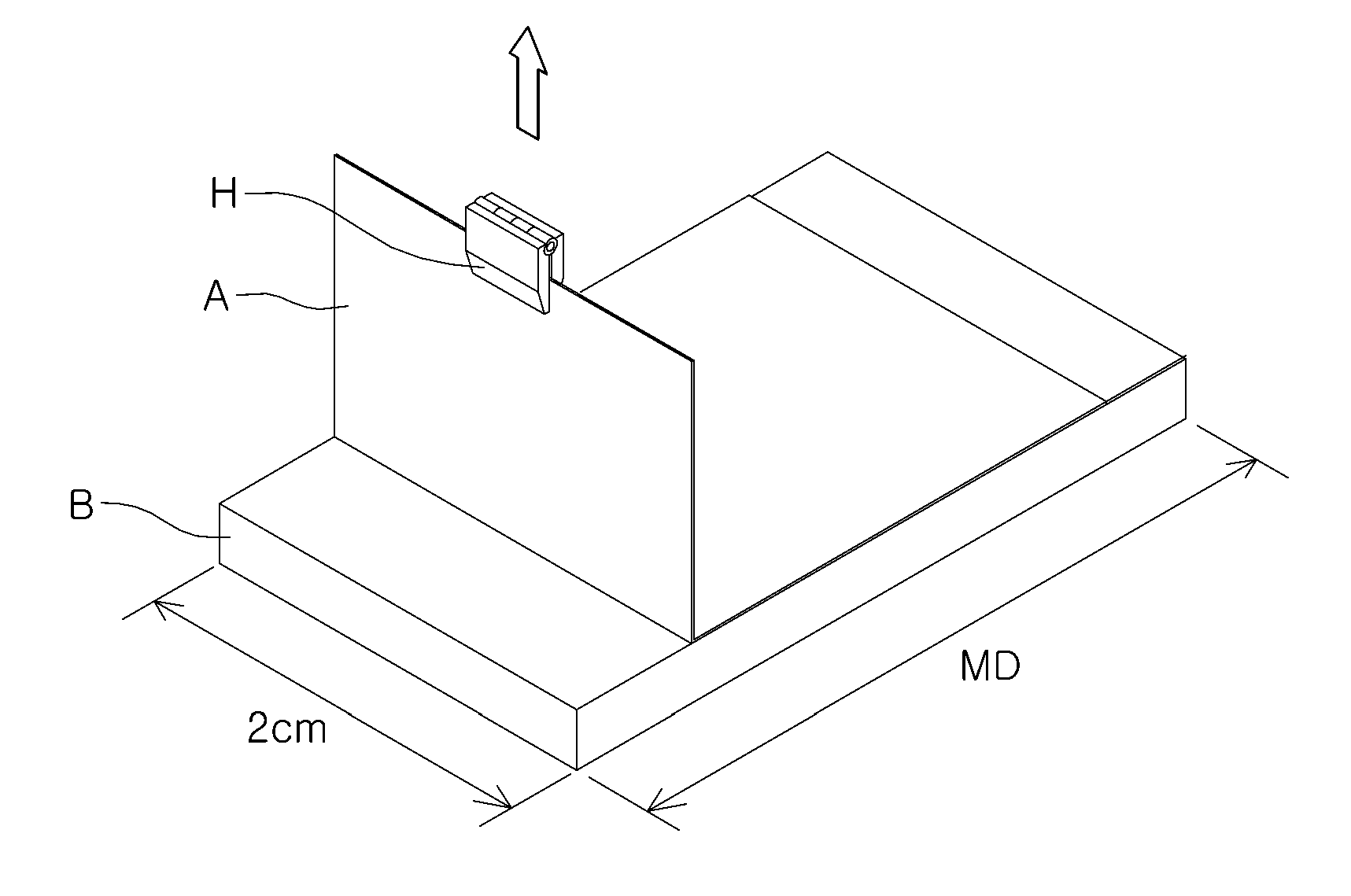 Stretched laminate, method of manufacturing thin polarizer, thin polarizer manufactured by the method, and polarizing plate including the thin polarizer