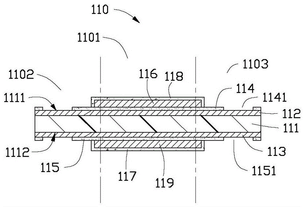 Rigid-flex circuit substrate, rigid-flex circuit board and manufacturing method