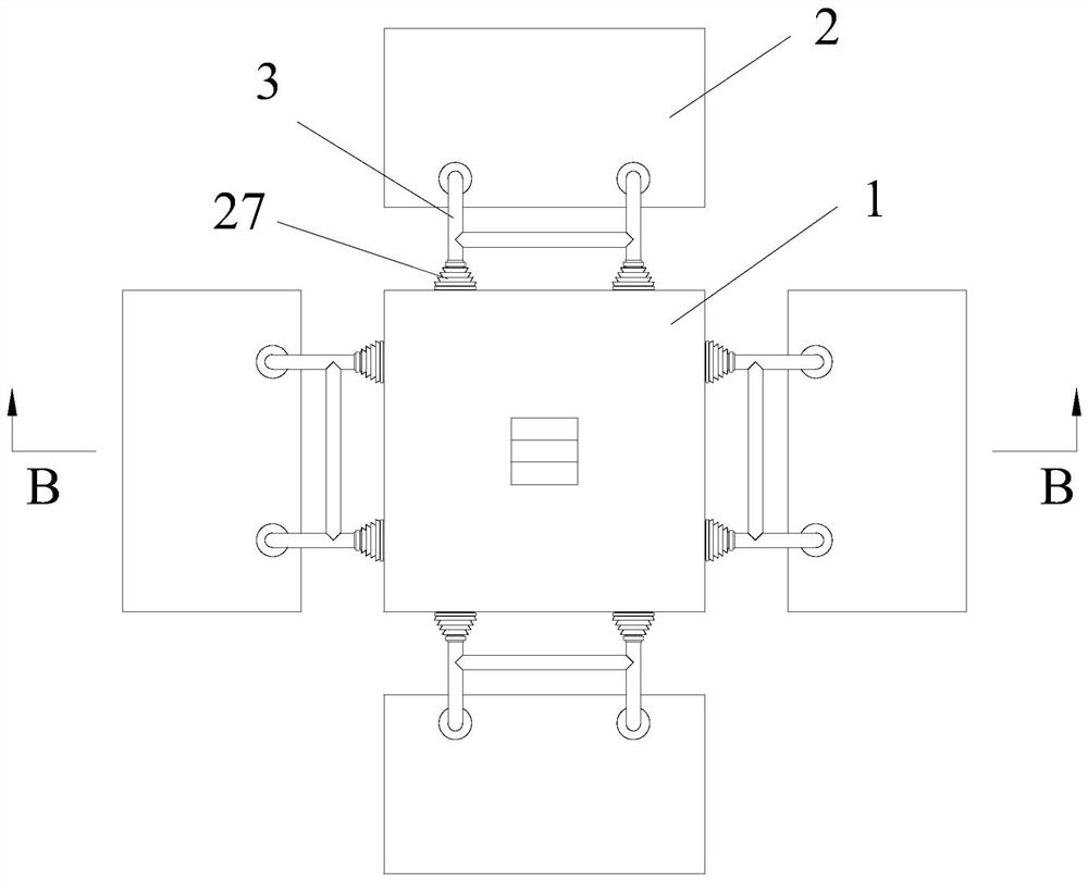 Closed type self-adaptive tide level swing plate wave power generation device