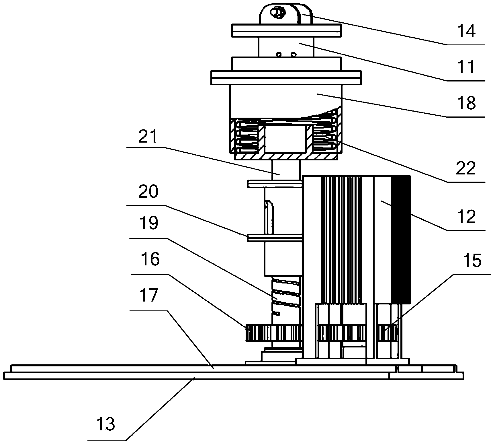 Testing stand of friction torque of automotive wheel hub bearing