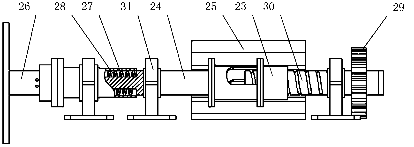 Testing stand of friction torque of automotive wheel hub bearing